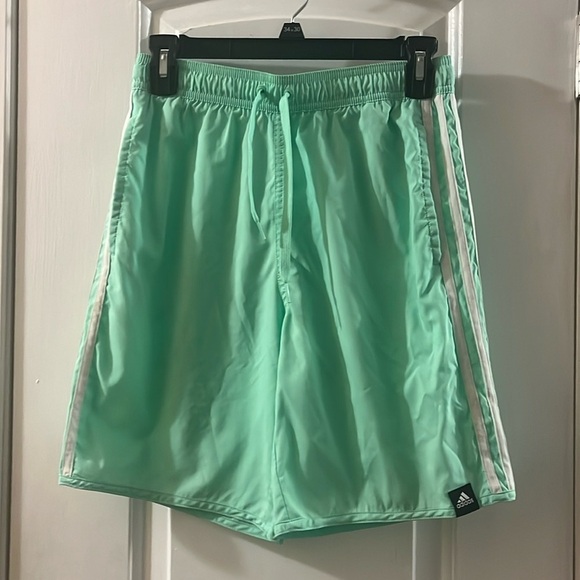 Adidas Swim - Classic Length 3 Stripe Swim Shorts - Picture 1 of 5